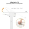 606bf89e327ffa000271ed12 BRATECK Height Adjustable Mobile Sit-Stand Workstation with Tiltable Desktop 8kg Capacity - Brateck-FWS07-1-KP01