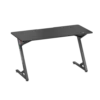 66d588fc64410726a2d2ad12 BRATECK InfinityGlow Large Surface Gaming Desk with RGB Lighting - 1360x600mm, Z-Shaped, Black - Brateck-GMD14-2 Black