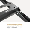 62f99db6327ffa00020fb6a8 Brateck Super Economy Fixed TV Wall Mount for 37 to 80 Inch Flat and Curved Screens VESA 600x400 - Brateck-KL31-46F