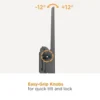 BRATECK Super Economy Tilt TV Wall Mount for 37 to 86 Inch Displays 45kg Capacity VESA 600x400 - Brateck-KL31-46T