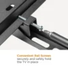 BRATECK Super Economy Tilt TV Wall Mount for 37 to 86 Inch Displays 45kg Capacity VESA 600x400 - Brateck-KL31-46T