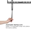 BRATECK Super Economy Low-Profile Tilt TV Wall Mount for 37 to 86 Inch Displays 45kg VESA 600x400 - Brateck-KL32-46T
