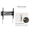 669e0c5a327ffa0002deeecd BRATECK Medium Tilt TV Wall Mount - 37-86 Inch - 75kg Capacity - Brateck-KL38-46T