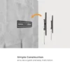 669e0c5f327ffa0002deeecf BRATECK Medium Tilt TV Wall Mount - 37-86 Inch - 75kg Capacity - Brateck-KL38-46T