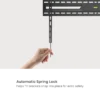 669e0bde327ffa0002deeebe BRATECK Large Fixed TV Wall Mount - 50-100 Inch - 75kg Capacity - Brateck-KL38-69F