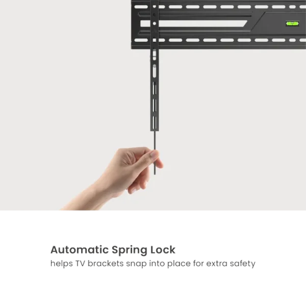 669e0bde327ffa0002deeebe BRATECK Large Fixed TV Wall Mount - 50-100 Inch - 75kg Capacity - Brateck-KL38-69F