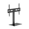 66f921b7f77848e227bc77dc Brateck Basic Tabletop TV Stand for 37 to 75 Inch Flat and Curved TVs with Swivel and Glass Base - Brateck-LDT03-28L