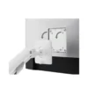 BRATECKLDT105C036P__1MA7_2 BRATECK Nova Slim Pole-Mounted Mechanical Spring Triple Monitor Arm for 17-27" Displays - Brateck-LDT105-C036P