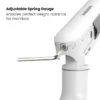 BRATECK Single-Monitor NEO Slim Mechanical Spring Arm for 17-32" Displays, Fine Texture White - LDT68-C012