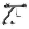 3a110a1c-d56d-b0ea-52c0-424de31c1a89 BRATECK Heavy-Duty Gas Spring Dual Monitor Arm for 17-32" Displays, Fine Texture Black - Brateck-LDT69-C022 Black