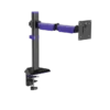 BRATECK Amethyst Articulating Gaming Monitor Arm - Fits 17"-40" Screens, Up to 12kg, Matte Black - Brateck-LDT89-C012