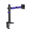 BRATECK Amethyst Articulating Gaming Monitor Arm - Fits 17"-40" Screens, Up to 12kg, Matte Black - Brateck-LDT89-C012