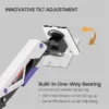 BRATECK Atlas Neo Heavy-Duty Gas Spring Gaming Monitor Arm - Fits 24"-57" Ultrawide Screens, Up to 30kg - Brateck-LDT95-C012 White