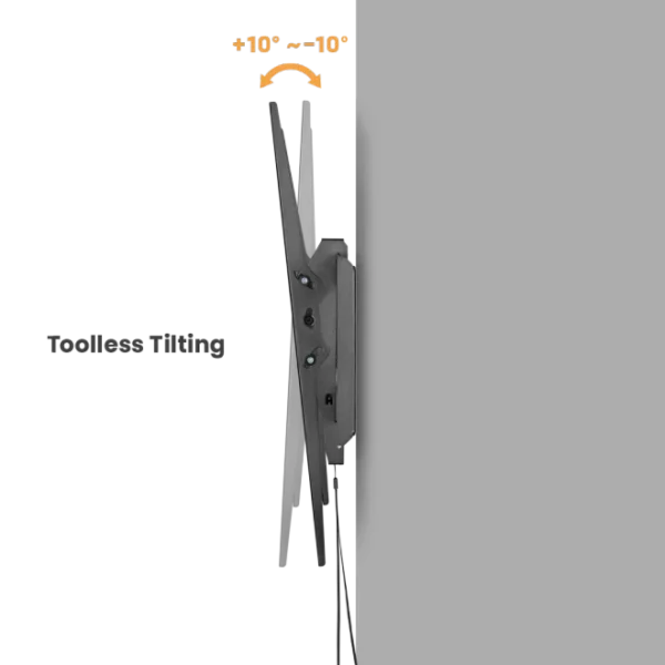 BRATECK Heavy Duty Tilt TV Wall Mount for 60 to 120 Inch Displays 120kg VESA 900x600 - Brateck-LP73-69T