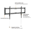 63a54bc1327ffa0002f77849 Brateck Ultra Slim and Heavy Duty Fixed TV Wall Mount for 43 to 95 Inch Displays up to 75kg VESA 800x400 - Brateck-LP77-48F