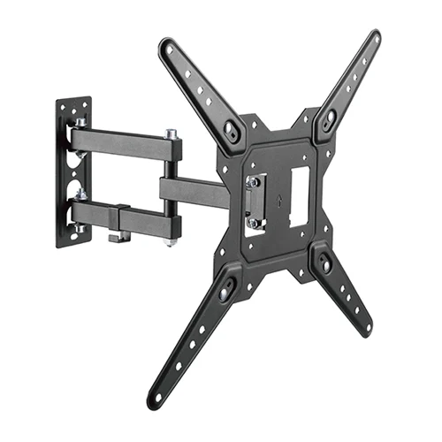 BRATECK Economical Full-Motion TV Wall Mount for 23 to 65 Inch Displays 30kg VESA 400x400 - Brateck-LPA68-443