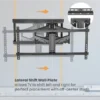 63a54990327ffa0002f77800 Brateck Modern Designed Full Motion TV Wall Mount VESA 800x400 for 43 to 95 Inch Screens - Brateck-LPA76-486