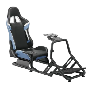 6a461d4be9467b55ca4f4a0f BRATECK Racing Simulator Cockpit - Reclining PVC Leather Seat with Gear Shift Mount - Brateck-LRS09-BS02