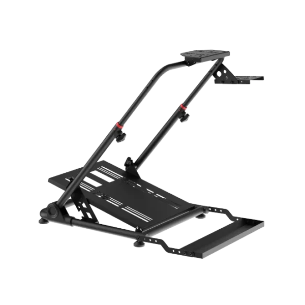 BRATECK Folding Racing Simulator Wheel Stand with Gear Shifter - Steel 20kg Capacity - Brateck-LRS10-KP01 Black
