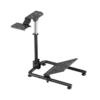 6a38f901c34cd5f6ee5f97a5 BRATECK Folding Racing Simulator Wheel Stand with Gear Shifter - Steel 20kg Capacity Black - Brateck-LRS11-BS02 Black