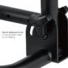 3a1ab1a7-0eb9-ba3d-15ca-636fdfc6b9f0 BRATECK Folding Racing Simulator Wheel Stand with Gear Shifter - Steel 20kg Capacity Black - Brateck-LRS11-BS02 Black