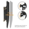 BRATECK Optimal Pop-Out Video Wall Mount for 45 to 70 Inch Displays 70kg VESA 600x400 - Brateck-LVW13-46T