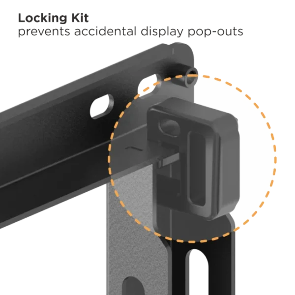 BRATECK Optimal Pop-Out Video Wall Mount for 45 to 70 Inch Displays 70kg VESA 600x400 - Brateck-LVW13-46T