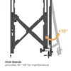 BRATECK Optimal Pop-Out Video Wall Mount for 45 to 70 Inch Displays 70kg VESA 600x400 - Brateck-LVW13-46T