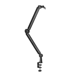 62fd9523327ffa00024f3aed BRATECK Contemporary Studio Microphone Arm - Matte Black Steel & Aluminum 1kg Capacity - Brateck-MDS13-1