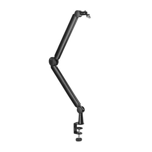 BRATECK Contemporary Studio Microphone Arm - Matte Black Steel & Aluminum 1kg Capacity - Brateck-MDS13-1