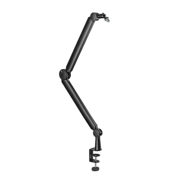 62fd9523327ffa00024f3aed BRATECK Contemporary Studio Microphone Arm - Matte Black Steel & Aluminum 1kg Capacity - Brateck-MDS13-1