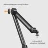 62fd9de8327ffa00024f45a8 BRATECK Contemporary Studio Microphone Arm - Matte Black Steel & Aluminum 1kg Capacity - Brateck-MDS13-1