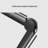 62fd9980327ffa00024f402f BRATECK Contemporary Studio Microphone Arm - Matte Black Steel & Aluminum 1kg Capacity - Brateck-MDS13-1