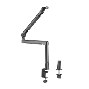 62fd9e4c327ffa00024f462b BRATECK Aluminum Professional Studio Microphone Arm - Low Profile 2kg Capacity Matte Black - Brateck-MDS13-2