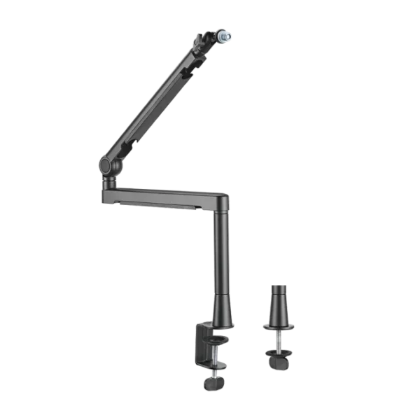 62fd9e4c327ffa00024f462b BRATECK Aluminum Professional Studio Microphone Arm - Low Profile 2kg Capacity Matte Black - Brateck-MDS13-2