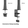 62fd95c7327ffa00024f3bac BRATECK Aluminum Professional Studio Microphone Arm - Low Profile 2kg Capacity Matte Black - Brateck-MDS13-2