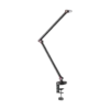 63db5f65327ffa000299f717 BRATECK Slim Microphone Boom Arm - Matte Black & Red Steel 1kg Capacity 722mm Reach - Brateck-MDS16-1 Red