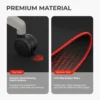 6a0524c4c650895f0ff755b4 BRATECK Rounded Gaming Chair Mat - 1000mm Diameter Smooth Fabric & Vulcanized Rubber Black - Brateck-MP06-10