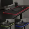 62f99587327ffa00020fac23 BRATECK Large RGB Gaming Mouse Pad - 800x300x4mm Water-Resistant Smooth Surface with 7-Color LED - Brateck-MP06-4