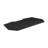 BRATECK 1200x600x4mm Extended Gaming Desk Pad - Black Multispandex Fabric & Rubber Base - Brateck-MP10-5L