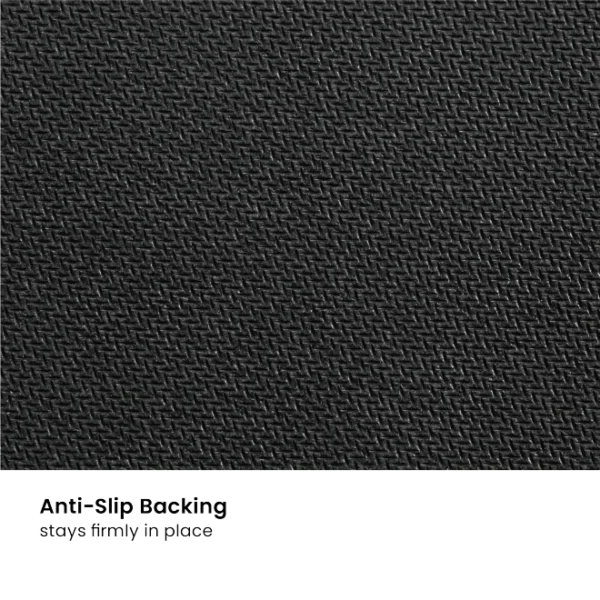 BRATECK 1200x600x4mm Extended Gaming Desk Pad - Black Multispandex Fabric & Rubber Base - Brateck-MP10-5L
