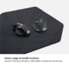 66d1665e631b7cc6020fd6a8 BRATECK 900mm x 400mm Gaming Desk Pad - Smooth Surface, Anti-Slip Rubber Backing, Black - Brateck-MP10-5M