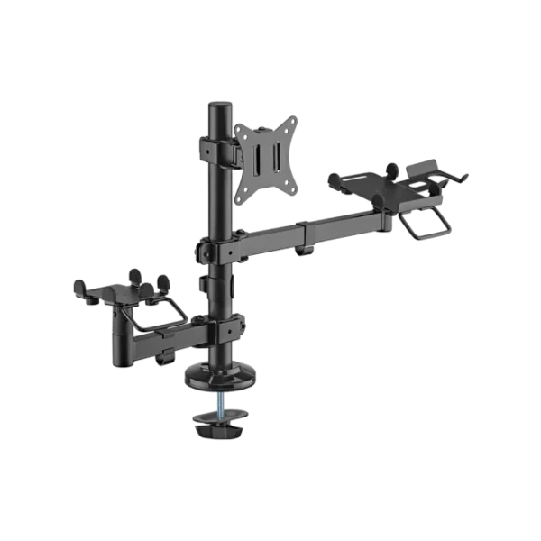 Brateck POS Mounting Solution for Single Display Small Pole Mount Stand for 17 to 32 Inch Screens - Brateck-PMM-02S