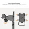 Brateck POS Mounting Solution for Single Display Small Pole Mount Stand for 17 to 32 Inch Screens - Brateck-PMM-02S