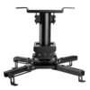 Brateck Heavy-Duty Projector Ceiling Mount for Pitched or Flat Ceiling 45kg - Brateck-PRB-20-01S Black