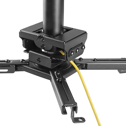 Brateck Heavy-Duty Projector Ceiling Mount for Pitched or Flat Ceiling 45kg - Brateck-PRB-20-01S Black