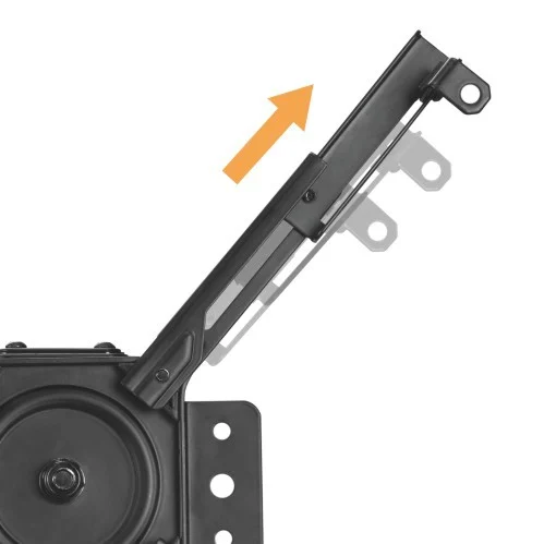 Brateck Heavy-Duty Projector Ceiling Mount for Pitched or Flat Ceiling 45kg - Brateck-PRB-20-01S Black