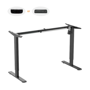 64dcaaba327ffa000202e2e9 (1) Brateck Compact Electric Single Motor Sit Stand Desk Frame Height Adjustable Black - Brateck-S08-22R Black