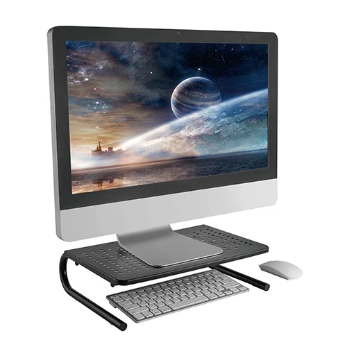 62f63617327ffa0002ab7e33 Brateck Metal Monitor and Laptop Stand Riser with U-Shaped Legs for 13 to 32 Inch Screens - Brateck-STB-082