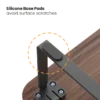 3a110ab3-ec38-4bae-d28e-d616638807f6 BRATECK Quick-Installation Monitor and Laptop Riser Stand for 13 to 32 Inch Screens - Brateck-STB-111-01